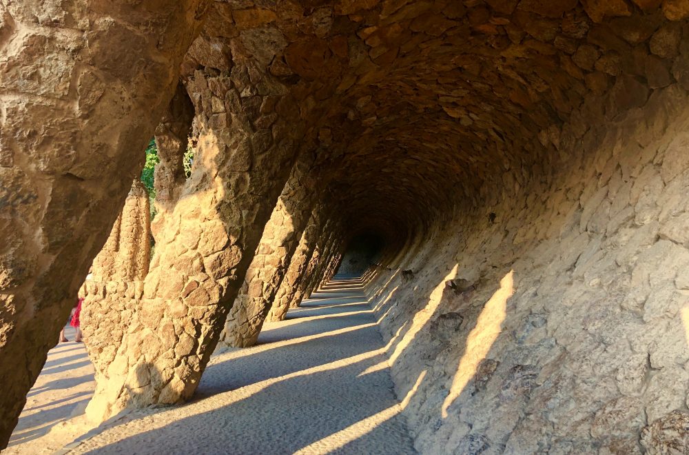 Ocean Wave Columns Park Guell