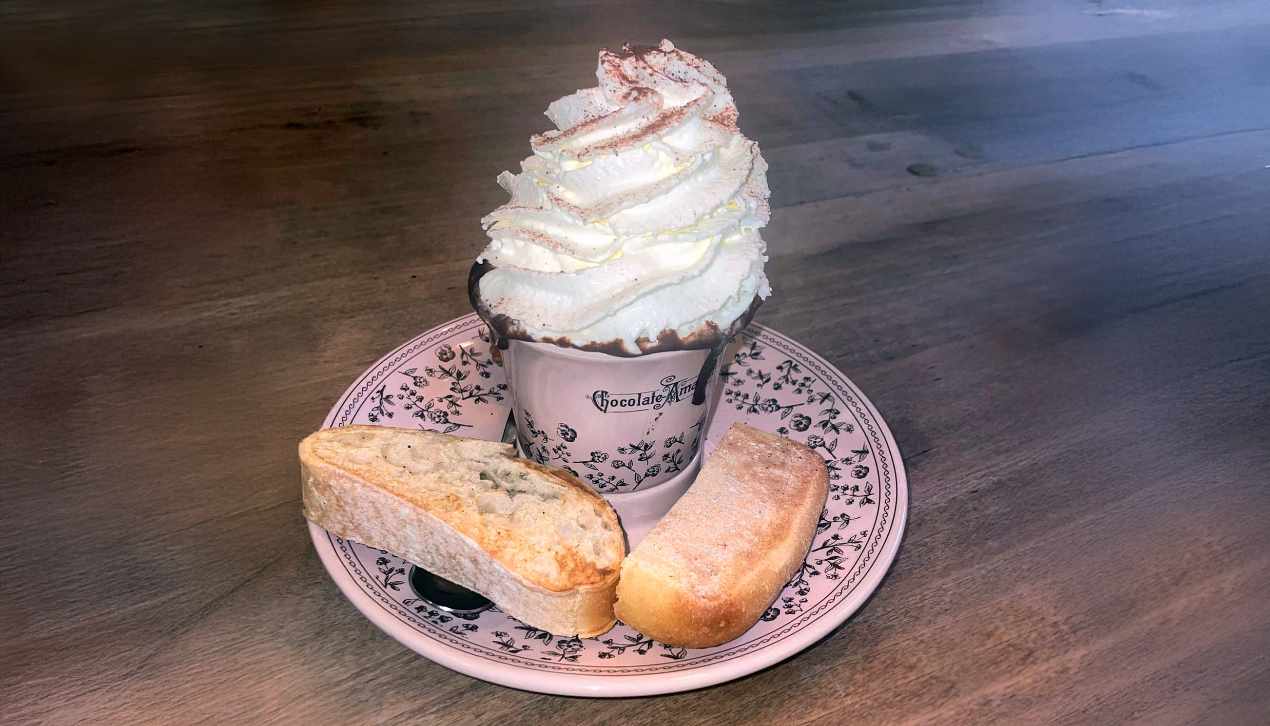 Hot chocolate at Faborit Casa Amatller in Barcelona