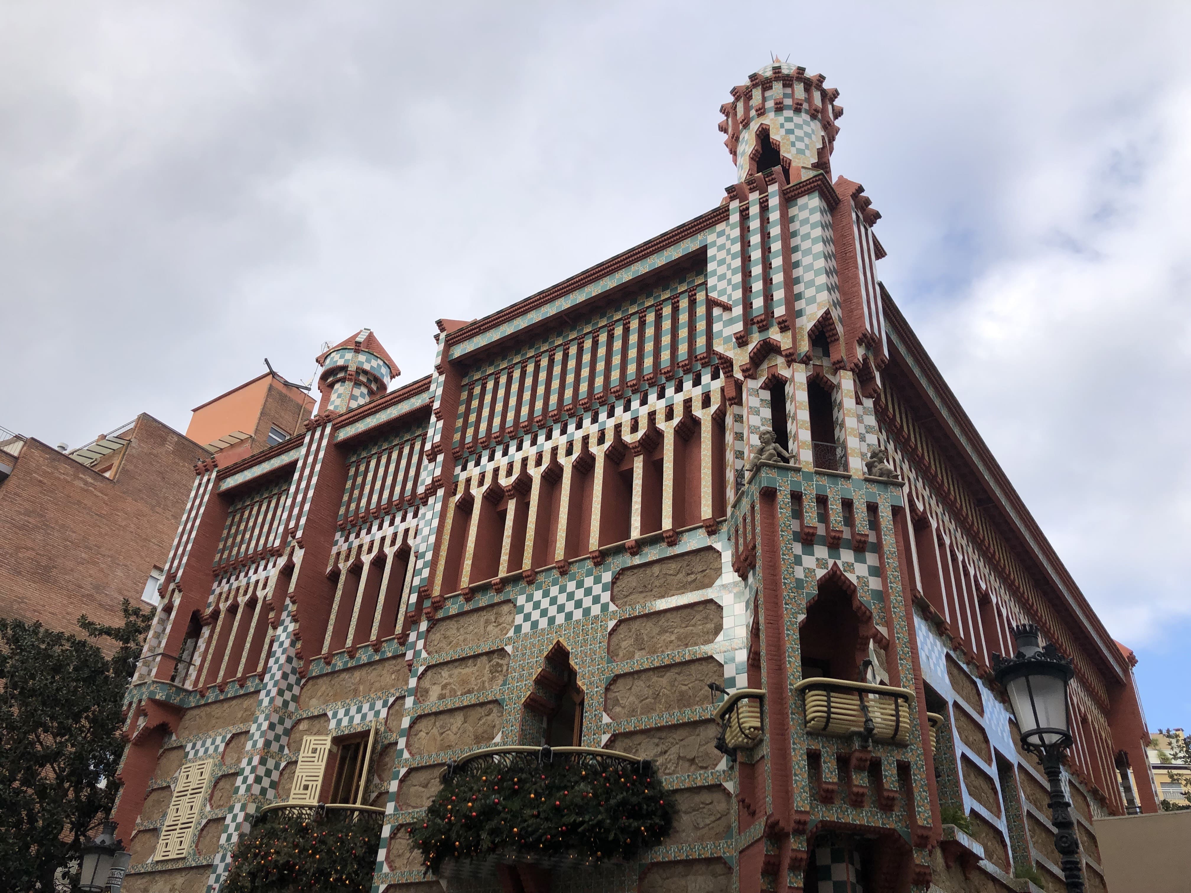 Front of Casa Vicens in Barcelona