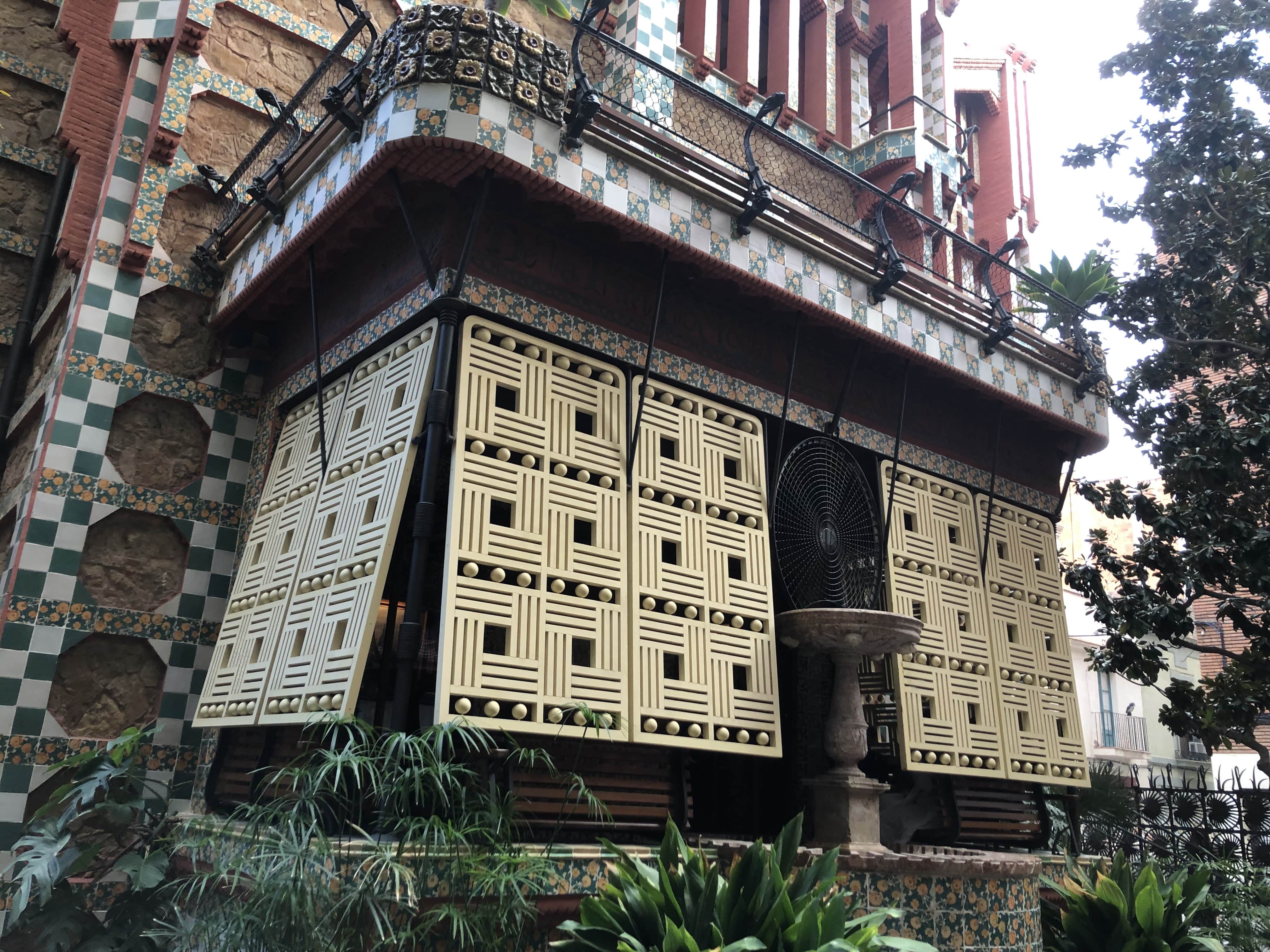 Garden at Casa Vicens in Barcelona